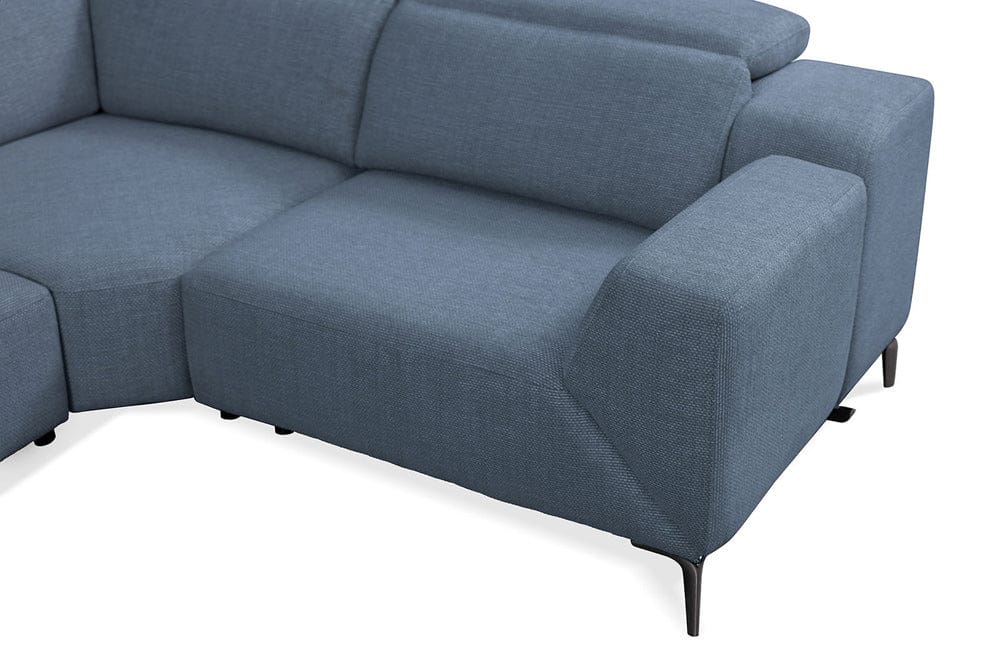 Furniture of America - Melancton Power Sectional in Blue - CM9933BL-SECT-PM View 5
