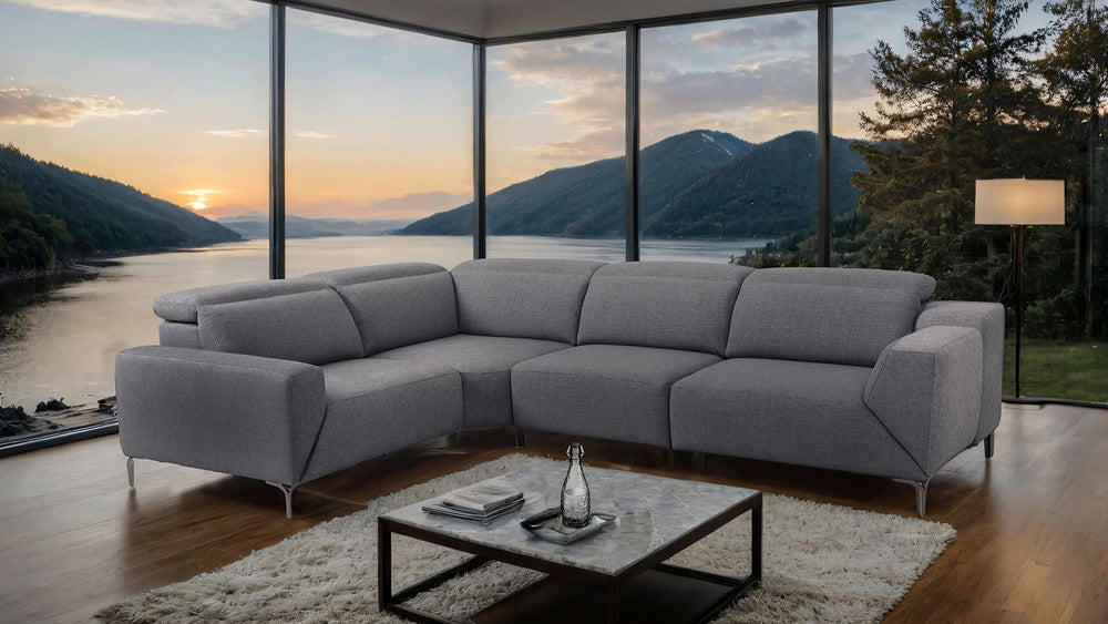 Furniture of America - Melancton Power Sectional in Dark Gray - CM9933DG-SECT-PM View 1