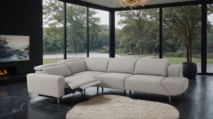 Furniture of America - Melancton Power Sectional in Light Gray - CM9933LG-SECT-PM View 1