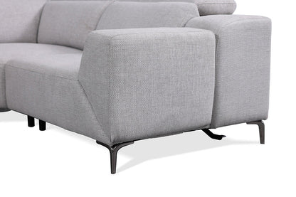 Furniture of America - Melancton Power Sectional in Light Gray - CM9933LG-SECT-PM View 8