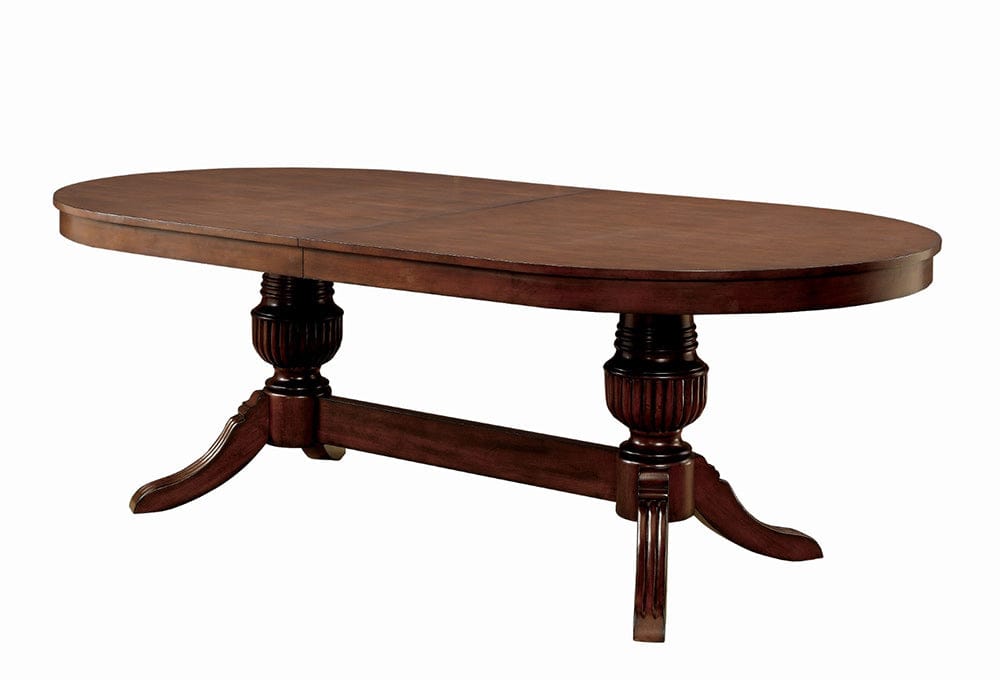 Furniture of America - Melina Game Table in Brown Cherry - CM-GM367CH-T-TABLE View 1