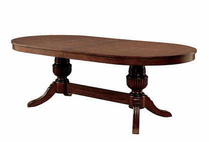 Furniture of America - Melina Game Table in Brown Cherry - CM-GM367CH-T-TABLE View 1