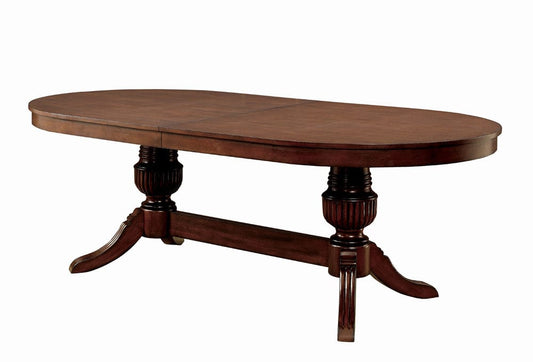 Furniture of America - Melina Game Table in Brown Cherry - CM-GM367CH-T-TABLE View 1