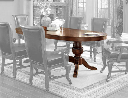 Furniture of America - Melina Game Table in Brown Cherry - CM-GM367CH-T-TABLE View 2