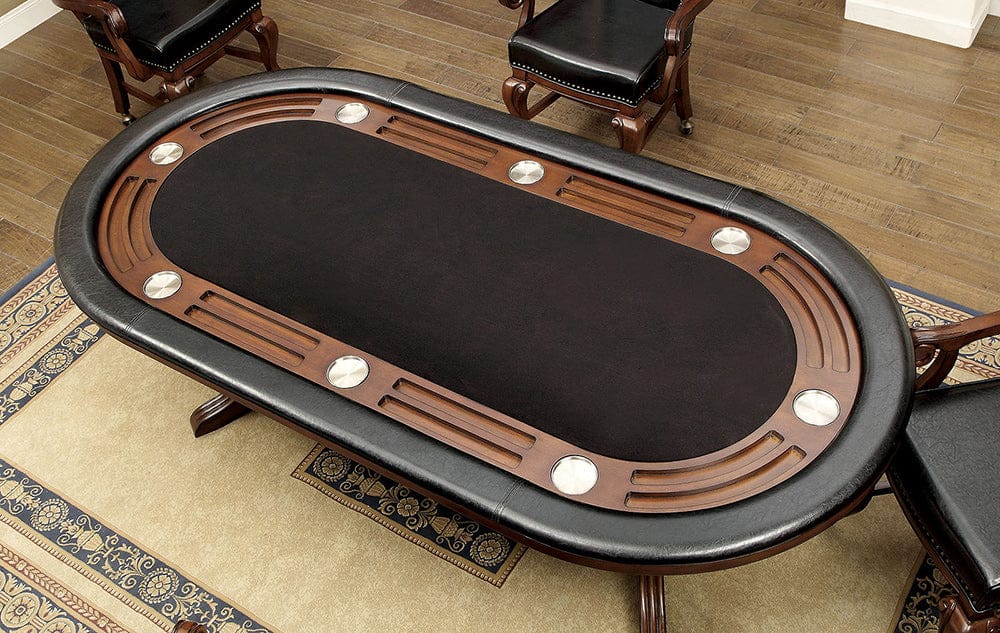 Furniture of America - Melina Game Table in Brown Cherry - CM-GM367CH-T-TABLE View 6