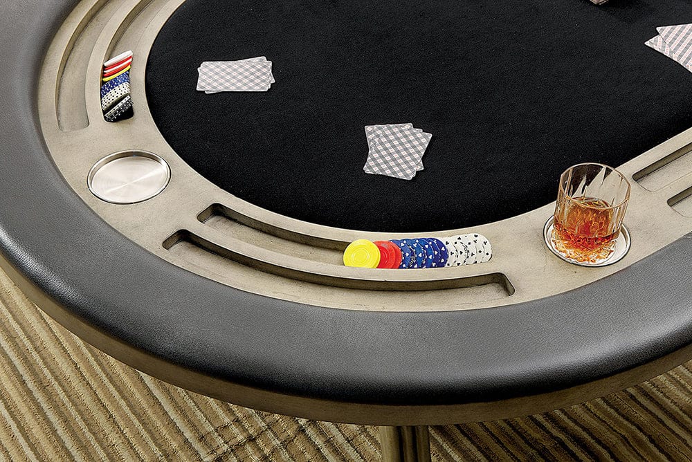 Furniture of America - Melina Game Table in Gray - CM-GM367GY-T-TABLE View 3
