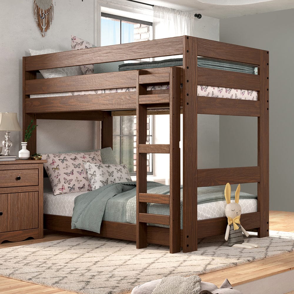 Furniture of America - Melitta Twin/Twin Bunk Bed in Mahogany - AM-BK300MH-BED View 1