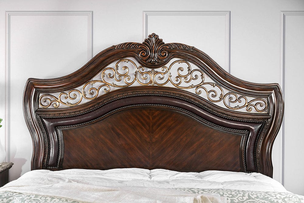 Furniture of America - Menodora Queen Bed in Brown Cherry - CM7311Q-BED View 2