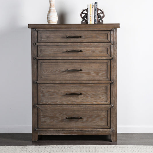 Furniture of America - Merthyr Chest in Brown - FM7431BR-C View 1