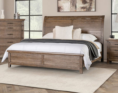 Furniture of America - Merthyr Queen Bed in Brown - FM7431BR-Q-BED View 1