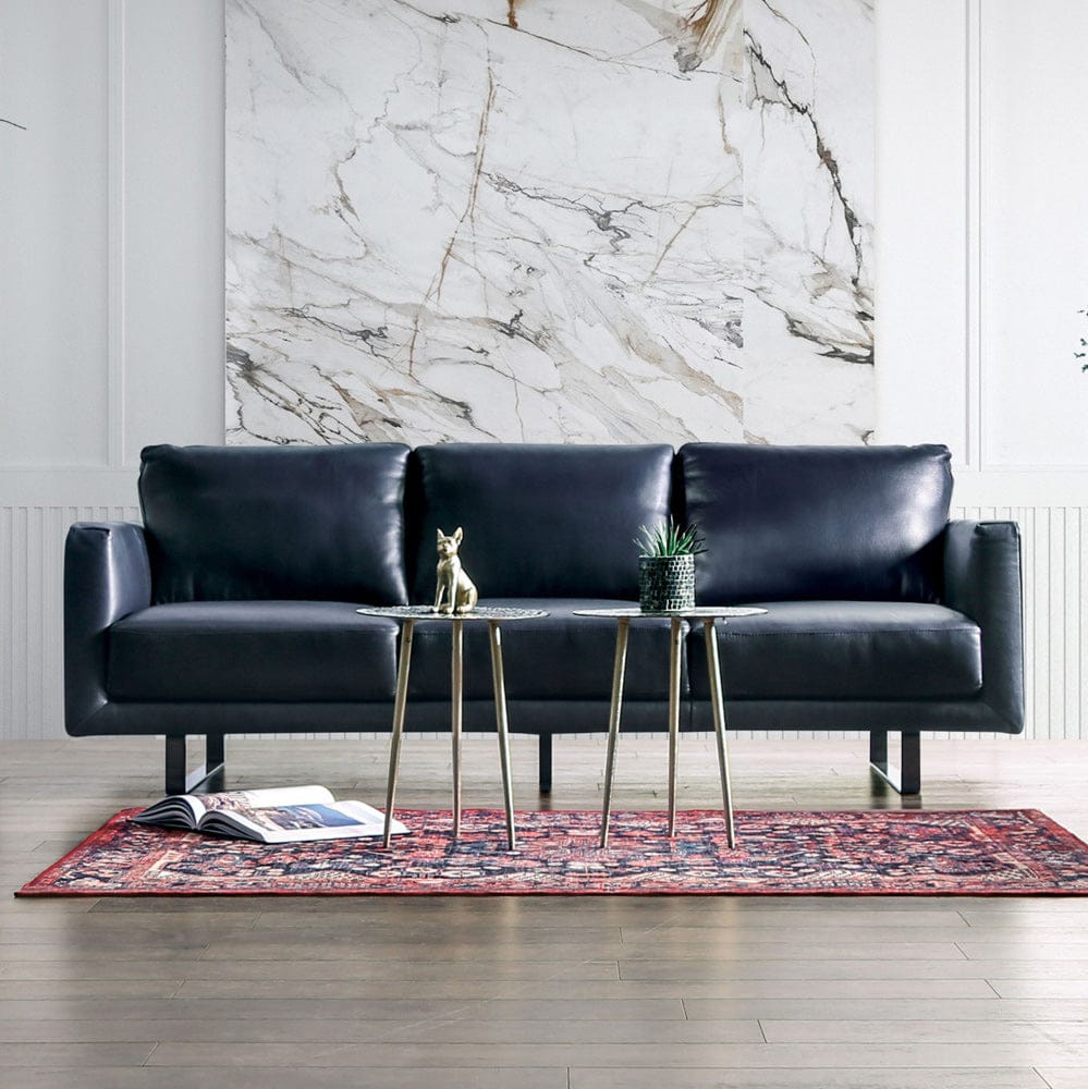 Furniture of America - Mezzanotte Sofa in Midnight Blue - FM90000-SF-PK View 1