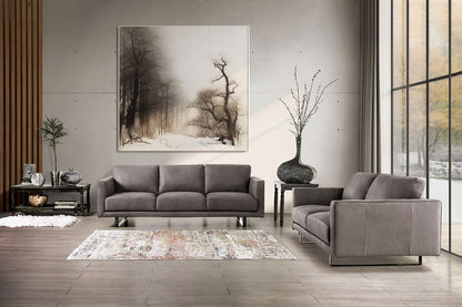 Furniture of America - Mezzanotte Sofa + Loveseat in Gray - FM90000GY-2PC View 1