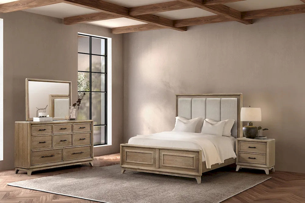 Furniture of America - Midhurst - 4 Pc. Queen Bedroom Set w/ 2NS - FM7600AK-Q-5PC-2NS view 1