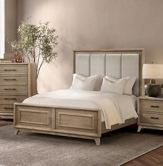 Furniture of America - Midhurst - E.King Bed, Oak - FM7600AK-EK-BED view 1