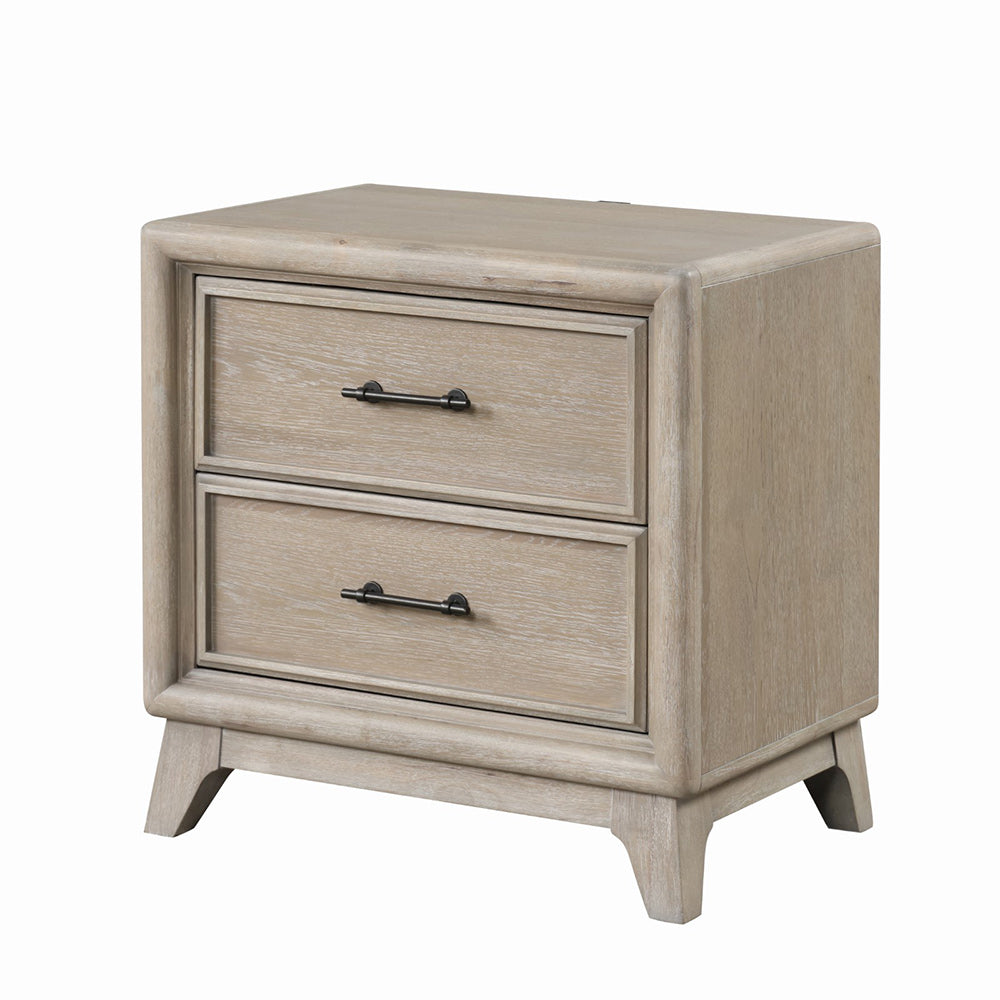 Furniture of America - Midhurst Nightstand in Oak - FM7600AK-N View 2