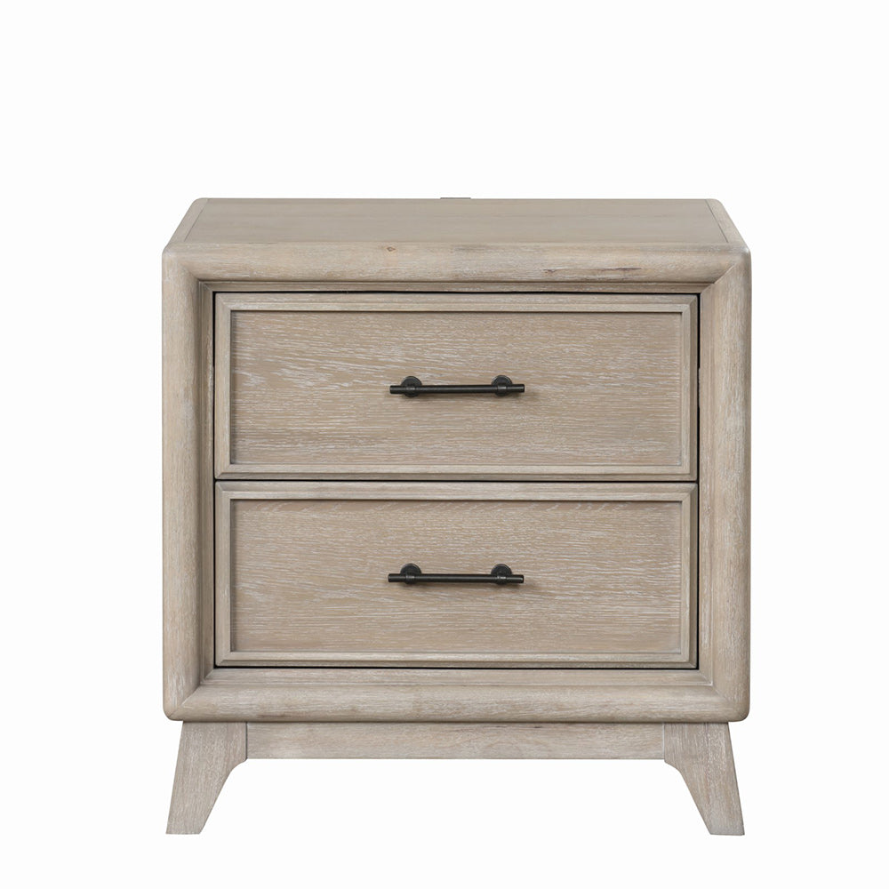 Furniture of America - Midhurst Nightstand in Oak - FM7600AK-N View 3