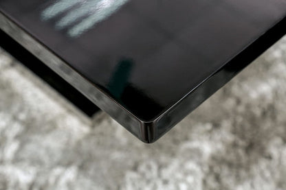 Furniture of America - Midvale Dining Table in Black/Chrome - CM3650BK-T-TABLE View 5
