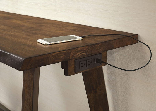 Furniture of America - Missoula 4 Pc. Counter Ht. Table Set in Walnut - CM3129PT-4PK View 2