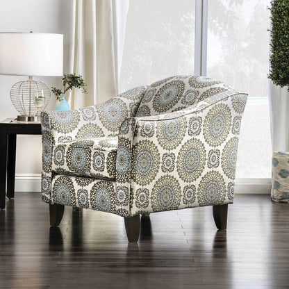 Furniture of America - Misty Chair in Ivory/Pattern - SM8141-CH-FL View 1