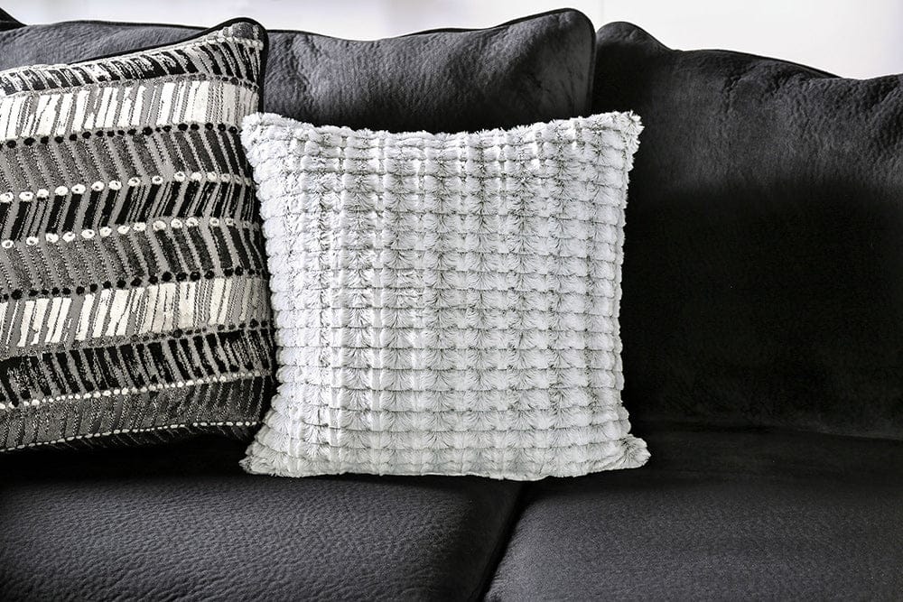 Furniture of America - Modbury Sectional in Black - SM5160-SECT View 4