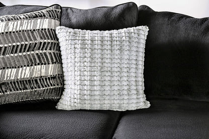 Furniture of America - Modbury Sectional in Black - SM5160-SECT View 4