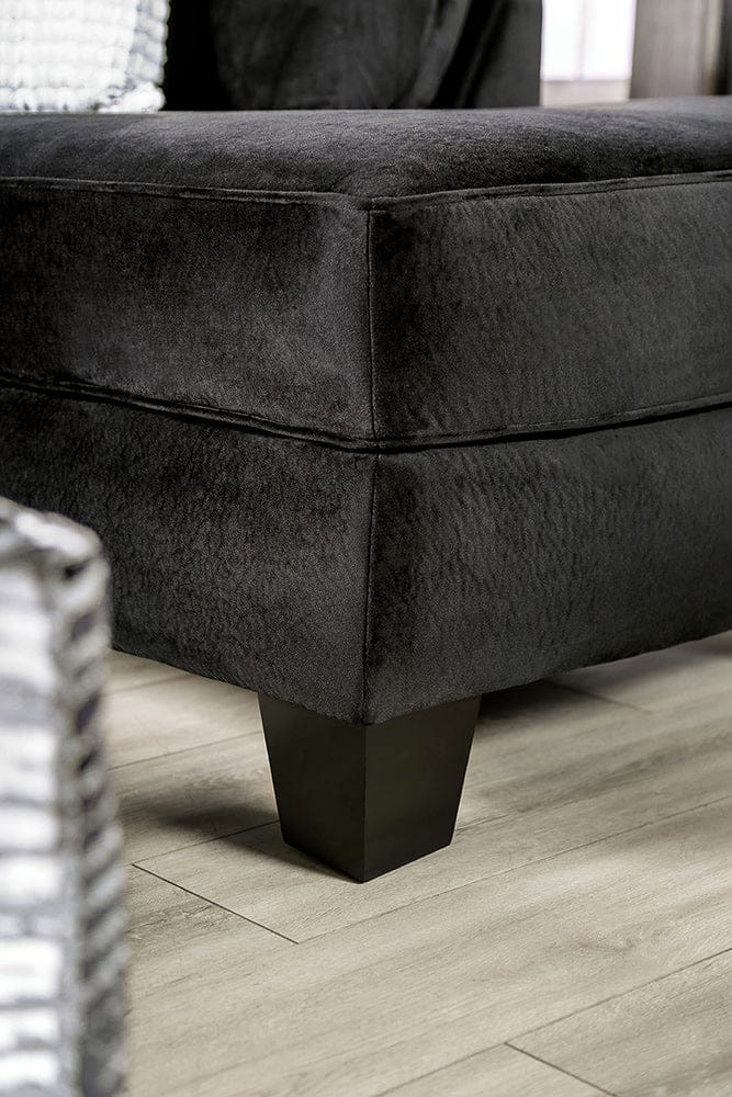 Furniture of America - Modbury Sectional in Black - SM5160-SECT View 7