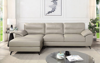Furniture of America - Mohlin Sectional in Taupe - CM6747TP-SECT View 1