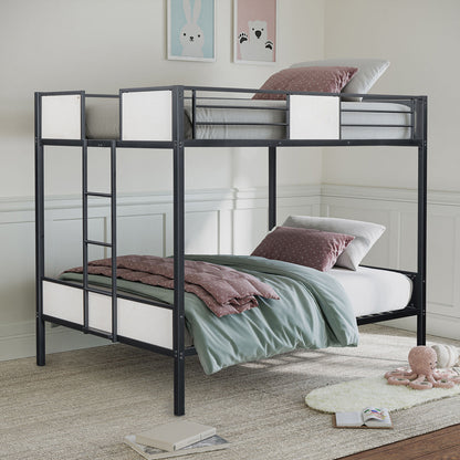 Furniture of America - Molton Full/Full Metal Bunk Bed (K/D) in Black - FM-BK902BK-FF View 1