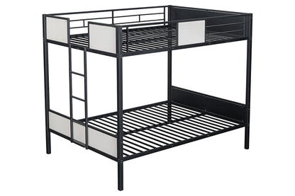 Furniture of America - Molton Full/Full Metal Bunk Bed (K/D) in Black - FM-BK902BK-FF View 3