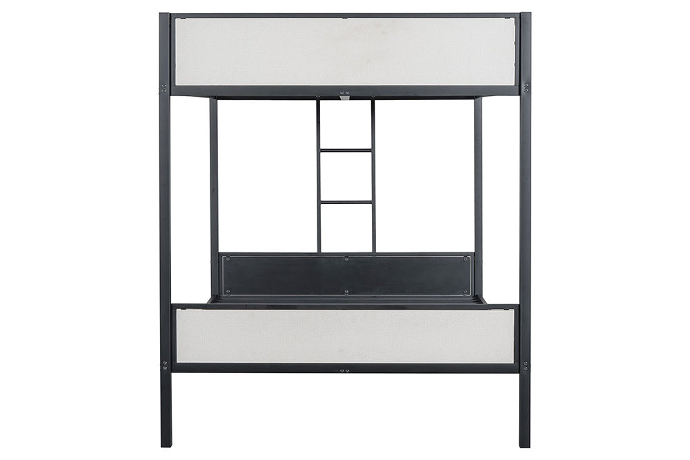 Furniture of America - Molton Full/Full Metal Bunk Bed (K/D) in Black - FM-BK902BK-FF View 5
