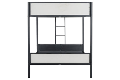 Furniture of America - Molton Full/Full Metal Bunk Bed (K/D) in Black - FM-BK902BK-FF View 5