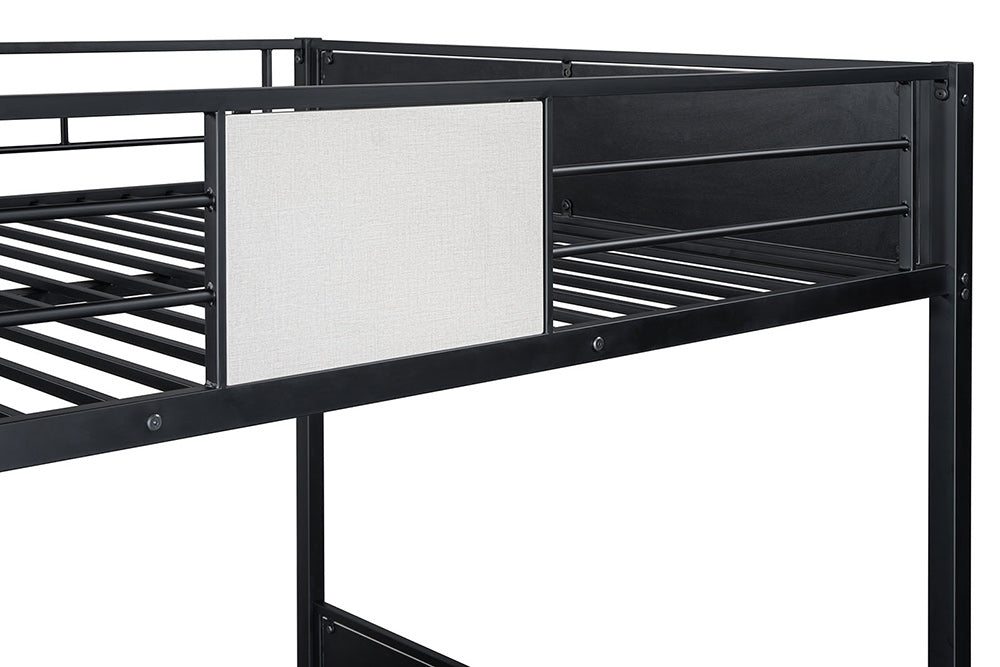 Furniture of America - Molton Full/Full Metal Bunk Bed (K/D) in Black - FM-BK902BK-FF View 6