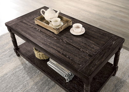 Furniture of America - Monango 3 Pc. Table Set in Weathered Gray - CM4540-3PK View 3