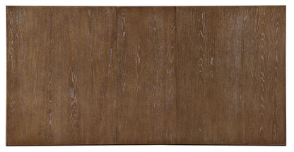 Furniture of America - Monclova Dining Table in Rustic Oak/Beige - CM3249A-T-TABLE View 2