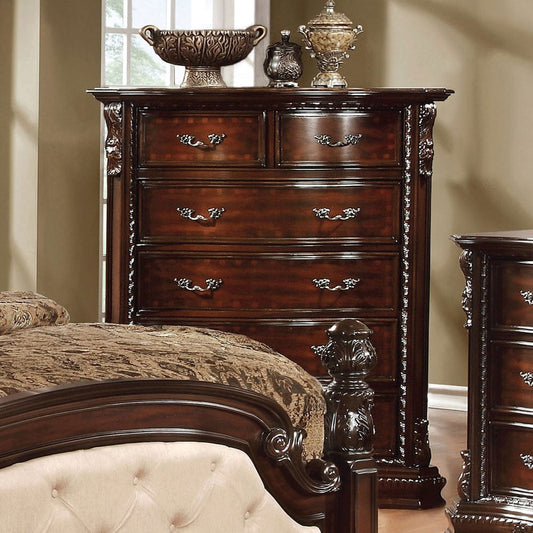 Furniture of America - Monte Vista I Chest in Brown Cherry - CM7267C View 1