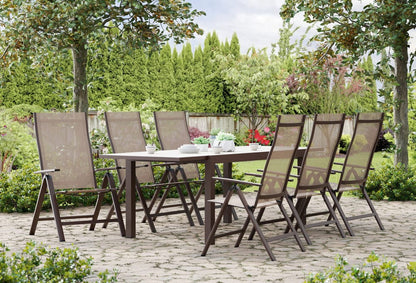 Furniture of America - Monza 7 Pc. Dining Table Set in Gun Metal/Gray - GM-2027-7PC View 1