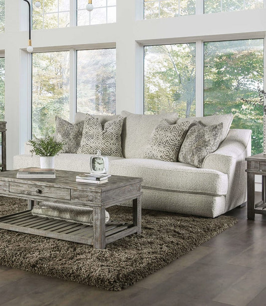 Furniture of America - Moorpark Sofa in Off-White - SM6092-SF View 1