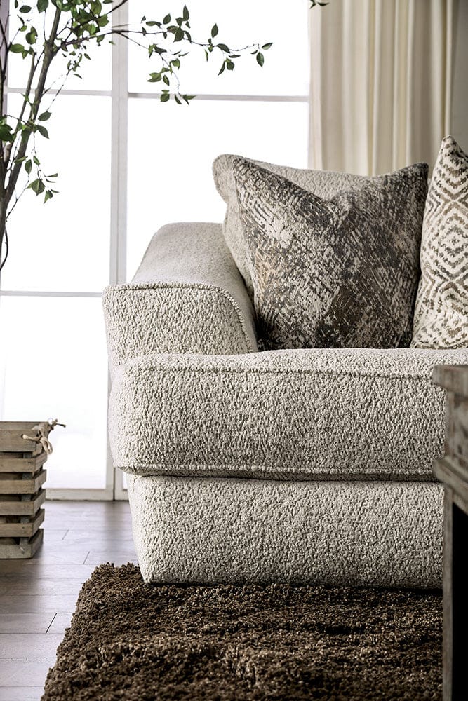 Furniture of America - Moorpark Sofa + Loveseat in Off-White - SM6092-2PC View 5