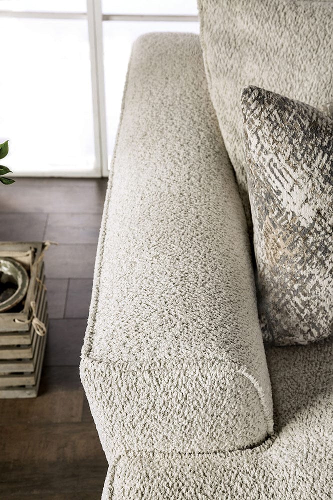 Furniture of America - Moorpark Sofa + Loveseat in Off-White - SM6092-2PC View 6