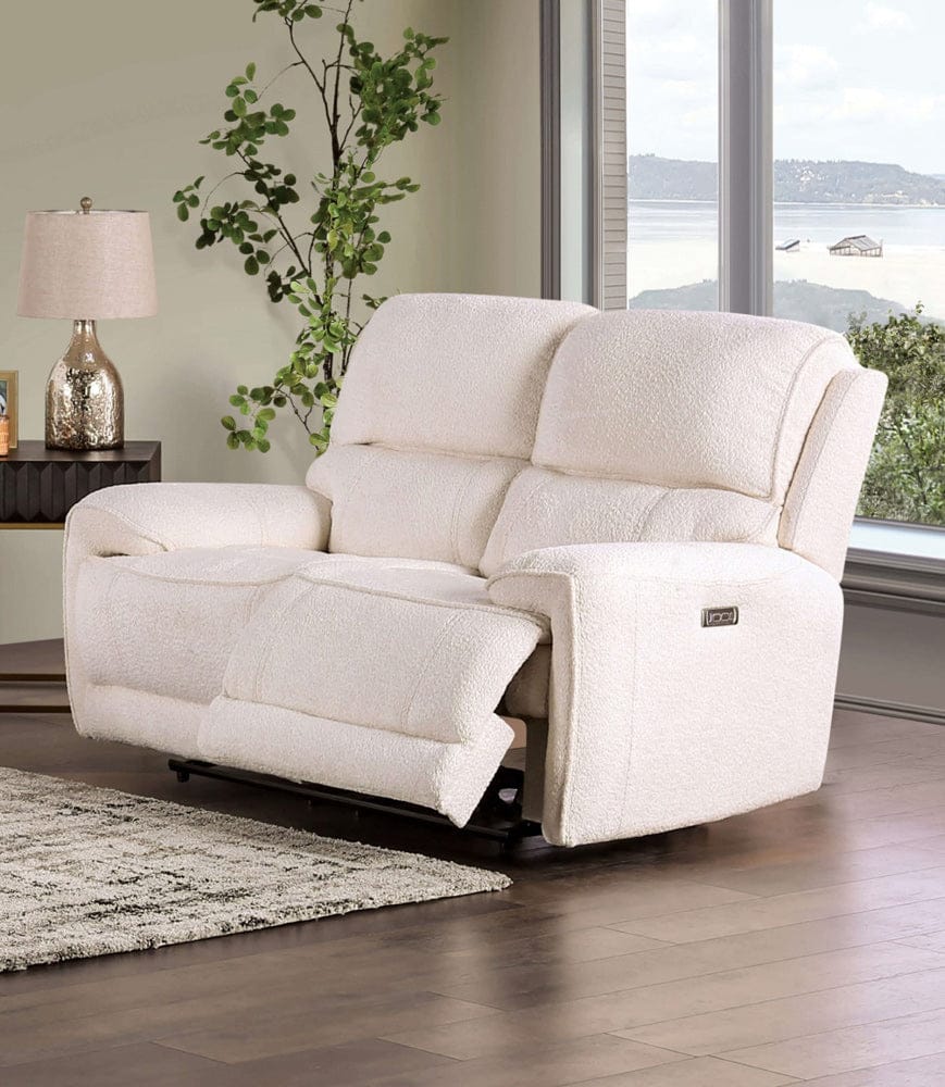 Furniture of America - Morcote Power Loveseat in Beige - FM62001BG-LV-PM View 1