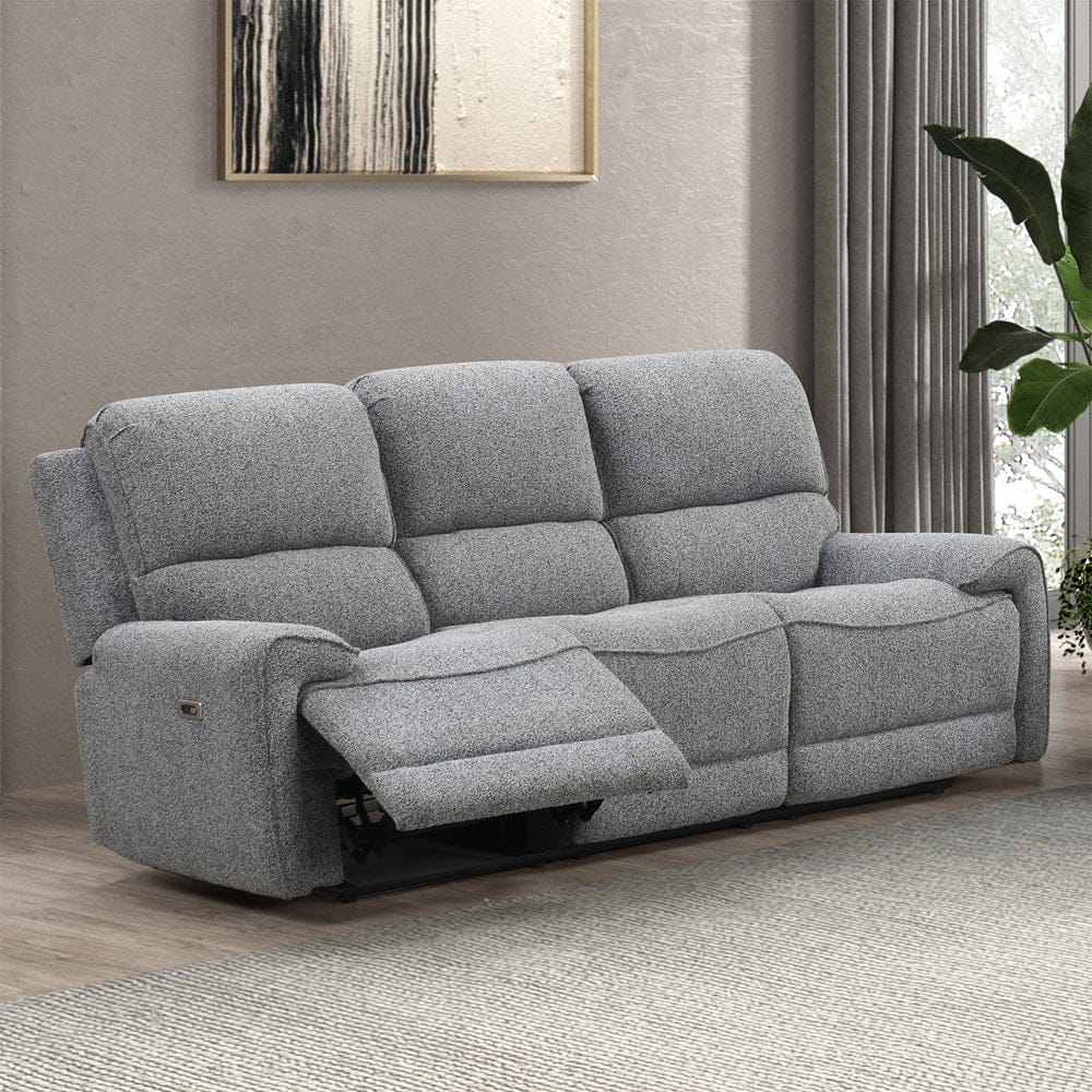 Furniture of America - Morcote Power Sofa in Gray - FM62001GY-SF-PM View 1