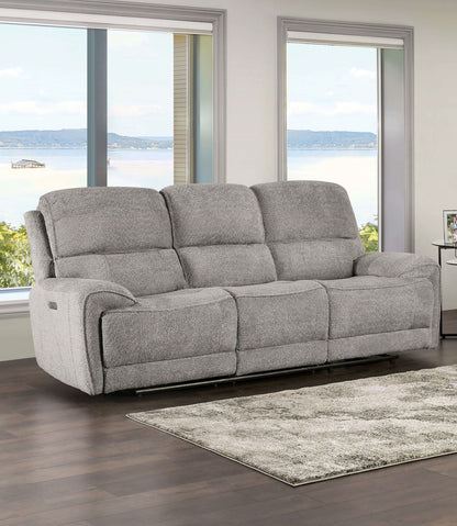 Furniture of America - Morcote Power Sofa in Light Gray - FM62001LG-SF-PM View 1