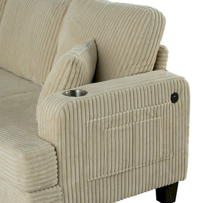 Furniture of America - Moretaine - Sofa, Beige - SL6932BG-SF-PK view 3