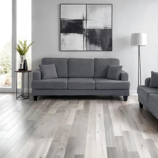 Furniture of America - Moretaine - Sofa, Dark Gray - SL6932DG-SF-PK view 1