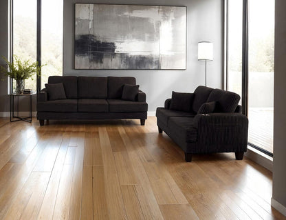 Furniture of America - Moretaine Sofa + Loveseat - SL6932BK-2PC View 1
