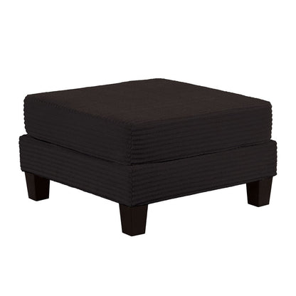 Furniture of America - Moretaine Storage Ottomen in Black - SL6932BK-OT View 1