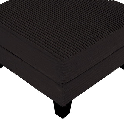Furniture of America - Moretaine Storage Ottomen in Black - SL6932BK-OT View 4