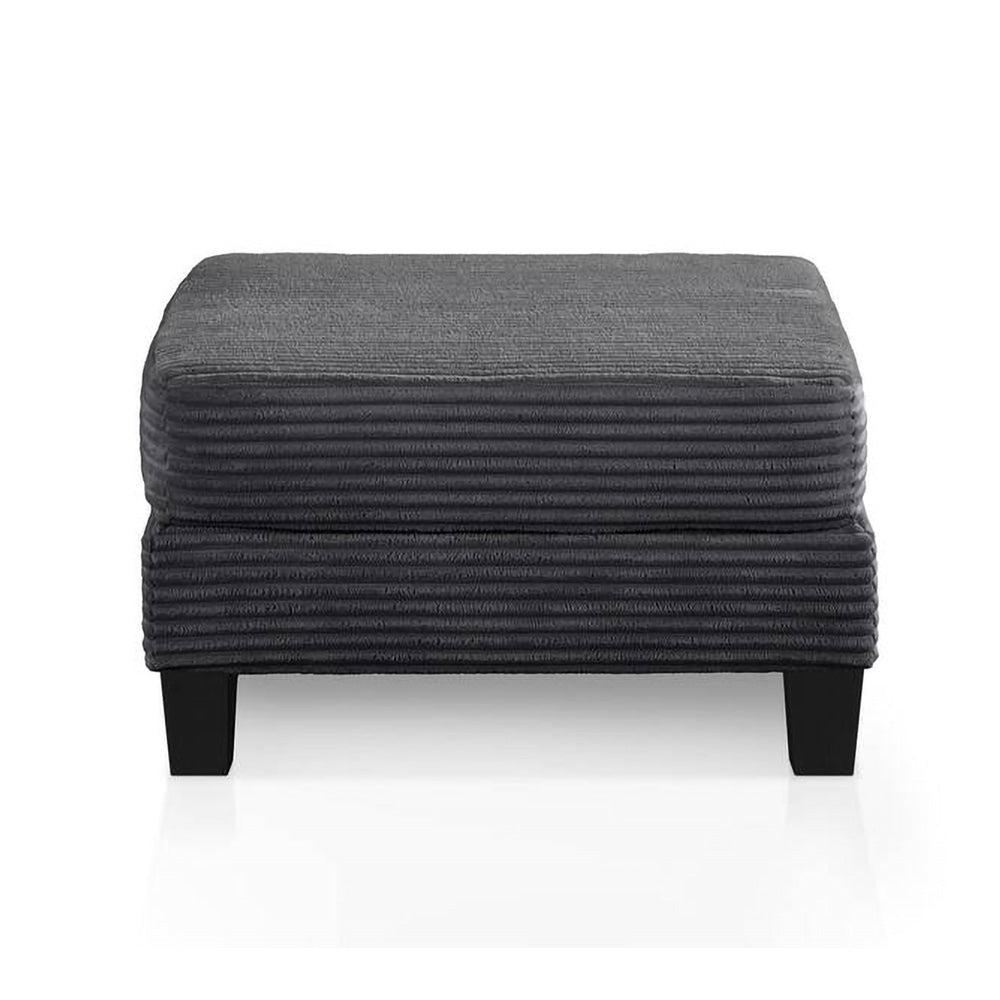 Furniture of America - Moretaine Storage Ottomen in Dark Gray - SL6932DG-OT View 1