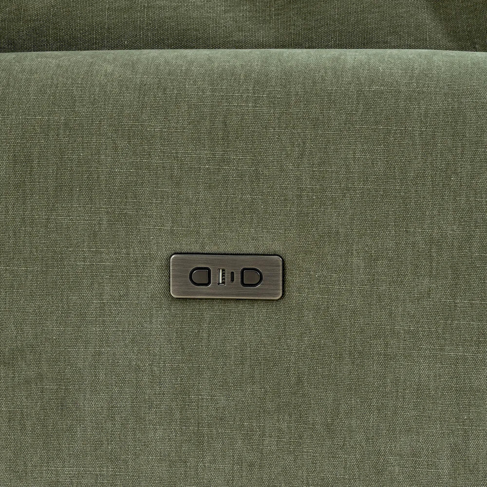 Furniture of America - Morley - Power Loveseat - Sage Green - CM9943GR-LV-PM-PK view 6