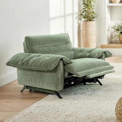 Furniture of America - Morley - Power Recliner 1.5 - Sage Green - CM9943GR-CH-PM view 1